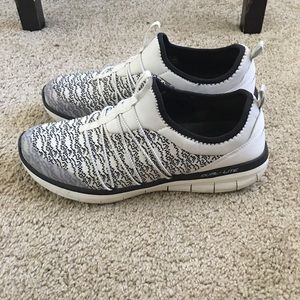 Skechers air-cooled memory foam sneakers.